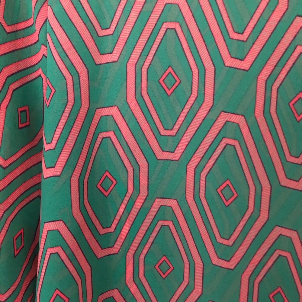 Pink and green top